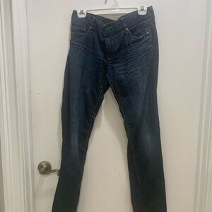 5/ $10 Express Women's Deep Indigo Straight Leg Jeans